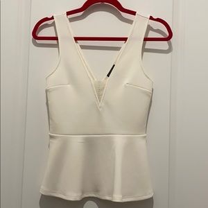 Express peplum top XS